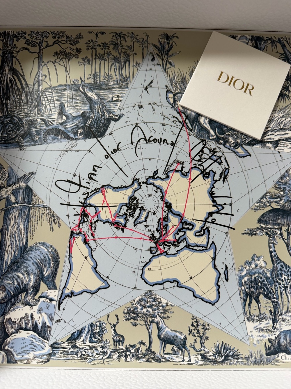 Dior Textured Cream Puzzle Around the world